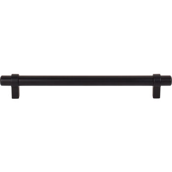 Jeffrey Alexander Key Grande Collection 9-1/8'' W Bar Cabinet Pull in Matte Black, 192mm (7-9/16'') Center-to-Center, Product View