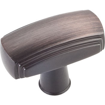 Jeffrey Alexander Delgado Collection 1-9/16'' W Rectangle Cabinet Knob in Brushed Oil Rubbed Bronze