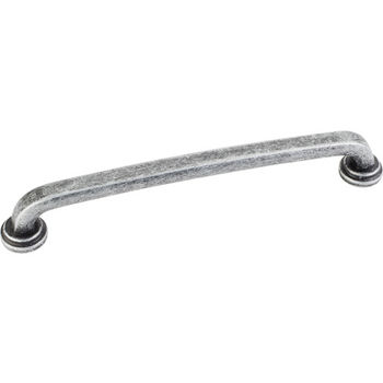 Jeffrey Alexander Bremen 1 Collection 7-1/8'' W Gavel Cabinet Pull in Distressed Antique Silver