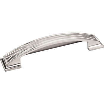 Jeffrey Alexander Aberdeen Collection 6-1/4'' W Lined Cup Cabinet Pull in Satin Nickel