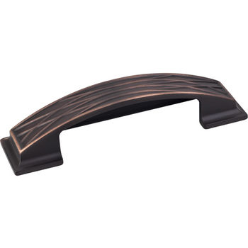 Jeffrey Alexander Aberdeen Collection 5'' W Lined Cup Cabinet Pull in Brushed Oil Rubbed Bronze