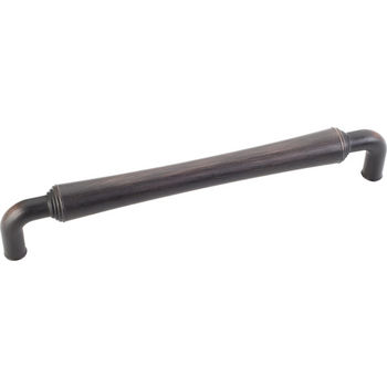 Jeffrey Alexander Bremen 2 Collection 6-9/16'' W Gavel Cabinet Pull in Brushed Oil Rubbed Bronze