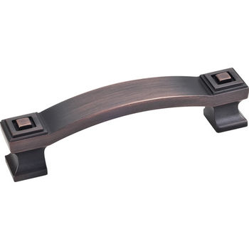 Jeffrey Alexander Delmar Collection 4-1/2'' W Cabinet Pull in Brushed Oil Rubbed Bronze