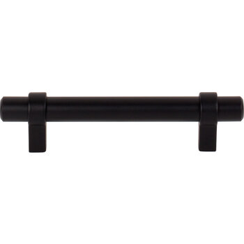 Jeffrey Alexander Key Grande Collection 5-3/8'' W Cabinet Bar Pull in Matte Black, 96mm (3-3/4'') Center-to-Center, Product View