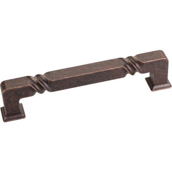 Jeffrey Alexander Tahoe Collection 5-13/16'' W Rustic Cabinet Pull in Distressed Oil Rubbed Bronze