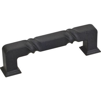 Jeffrey Alexander Tahoe Collection 4-1/2'' W Rustic Cabinet Pull in Black