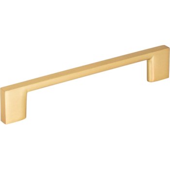 Jeffrey Alexander 5-7/8" Width Sutton Cabinet Pull in Brushed Gold, Center to Center: 128mm (5")