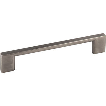 Jeffrey Alexander Sutton Collection 5-7/8" W Cabinet Bar Pull in Brushed Pewter, 5-7/8" W x 11/16" D, Center to Center 128mm (5")