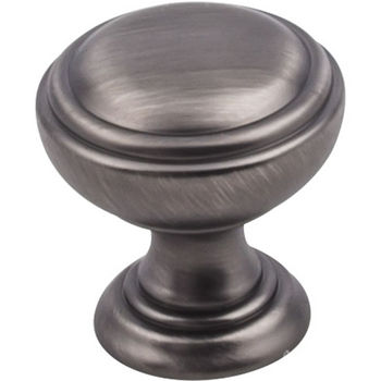 Jeffrey Alexander Tiffany Collection 1-1/4" Diameter Decorative Cabinet Knob in Brushed Pewter