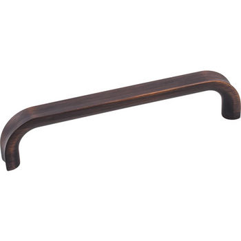 Jeffrey Alexander Rae Collection 5-1/2" W Decorative Cabinet Pull, 128mm (5") Center-to-Center in Brushed Oil Rubbed Bronze