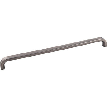 Jeffrey Alexander Rae Collection 12-9/16" W Decorative Cabinet Pull, 305mm (12") Center-to-Center in Brushed Pewter