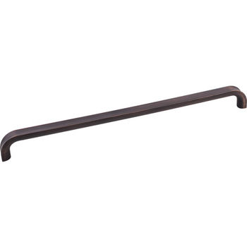 Jeffrey Alexander Rae Collection 12-9/16" W Decorative Cabinet Pull, 305mm (12") Center-to-Center in Brushed Oil Rubbed Bronze