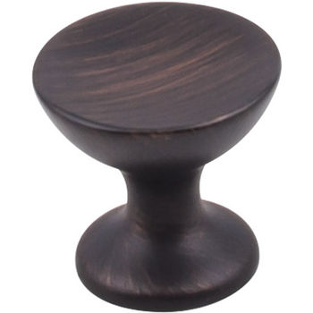 Jeffrey Alexander Rae Collection 1-1/16" Diameter Small Decorative Cabinet Knob in Brushed Oil Rubbed Bronze