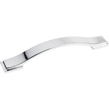 Jeffrey Alexander Mirada Collection 6-13/16'' W Strap Cabinet Pull in Polished Chrome