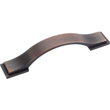 Jeffrey Alexander Mirada Collection 5-9/16'' W Strap Cabinet Pull in Brushed Oil Rubbed Bronze