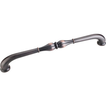 Jeffrey Alexander Bella Collection 13-1/8'' W Cabinet Appliance Pull in Brushed Oil Rubbed Bronze