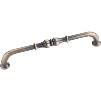 Jeffrey Alexander Bella Collection 6-15/16'' W Cabinet Pull in Antique Brushed Satin Brass