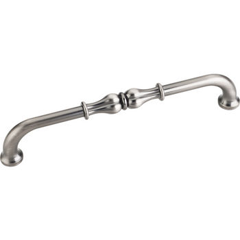Jeffrey Alexander Bella Collection 6-15/16'' W Cabinet Pull in Brushed Pewter
