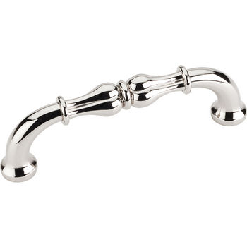 Jeffrey Alexander Bella Collection 4-3/8'' W Cabinet Pull in Polished Nickel