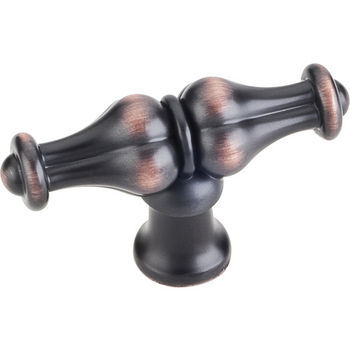Jeffrey Alexander Bella Collection 2-1/4'' W Cabinet T-Knob in Brushed Oil Rubbed Bronze