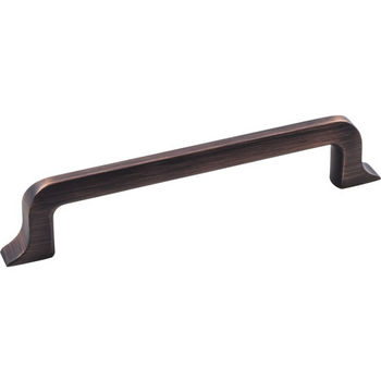 Jeffrey Alexander Callie Collection 6-1/4" W Decorative Cabinet Pull in Brushed Oil Rubbed Bronze, Center to Center: 128mm (5")