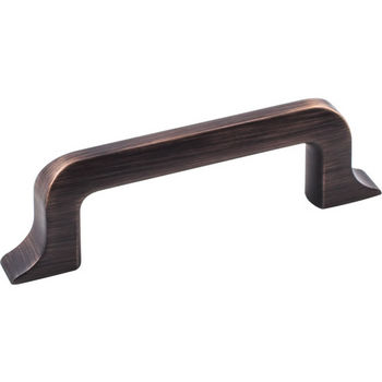Jeffrey Alexander Callie Collection 4-3/16" W Decorative Cabinet Pull in Brushed Oil Rubbed Bronze, Center to Center: 3" (75mm)