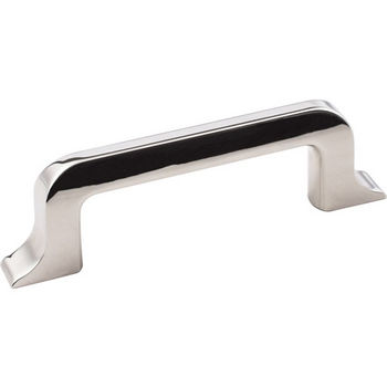 Jeffrey Alexander Callie Collection 4-3/16" W Decorative Cabinet Pull in Polished Nickel, Center to Center: 3" (75mm)