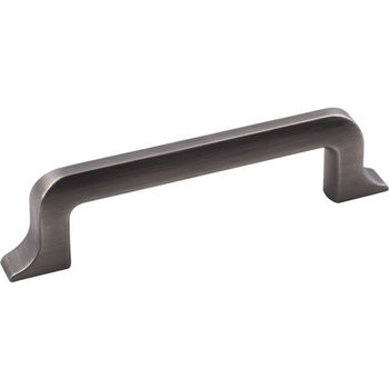 Jeffrey Alexander Callie Collection 4-15/16" W Decorative Cabinet Pull in Brushed Pewter, Center to Center: 96mm (3-3/4")
