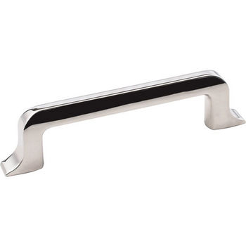 Jeffrey Alexander Callie Collection 4-15/16" W Decorative Cabinet Pull in Polished Nickel, Center to Center: 96mm (3-3/4")