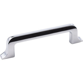 Jeffrey Alexander Callie Collection 4-15/16" W Decorative Cabinet Pull in Polished Chrome, Center to Center: 96mm (3-3/4")