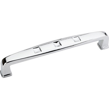 Jeffrey Alexander Modena Collection 5-9/16'' W Modern Cabinet Pull in Polished Chrome
