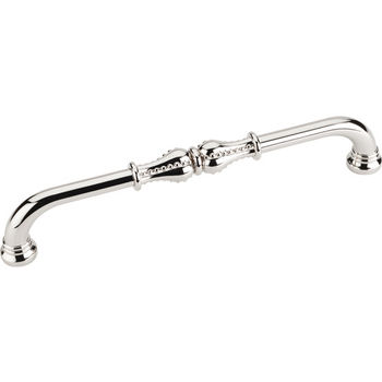 Jeffrey Alexander Prestige Collection 6-15/16'' W Beaded Cabinet Pull in Polished Nickel