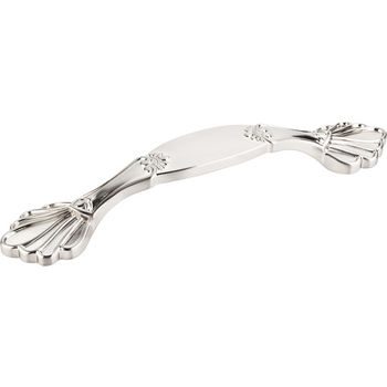 Jeffrey Alexander Montclair Collection 7-1/2'' W Botanical Cabinet Pull in Satin Nickel