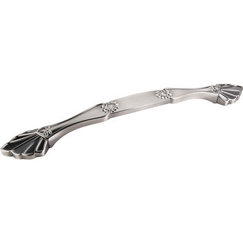 Jeffrey Alexander Montclair Collection 16'' W Botanical Appliance Pull in Brushed Pewter