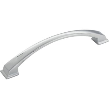 Jeffrey Alexanders Roman Collection 7-1/2" W Decorative Cabinet Pull, 160 mm (6-1-4") Center to Center, Polished Chrome, 7-1/2" W x 1-7/16" D x 1-7/16" H