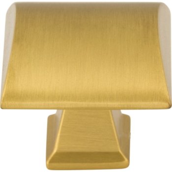 Brushed Gold 1-1/4" Knob Front View