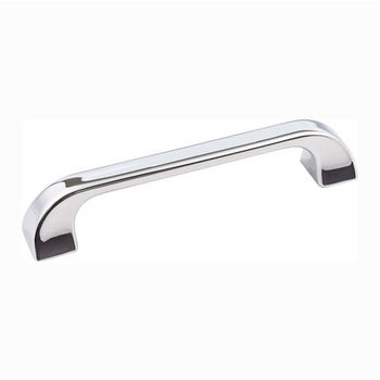 Jeffrey Alexander Marlo Collection 5-13/16" W Decorative Cabinet Pull in Polished Chrome, Center to Center: 128mm (5")