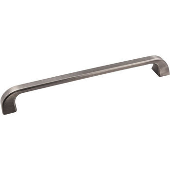 Jeffrey Alexander Marlo Collection 13" W Decorative Appliance Pull in Brushed Pewter, Center to Center: 12" (305mm)