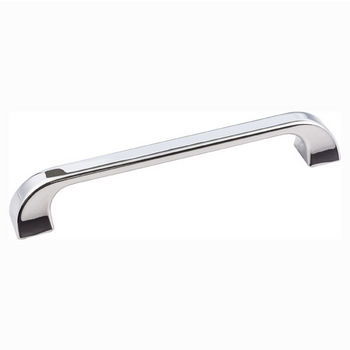 Jeffrey Alexander Marlo Collection 7-1/16" W Decorative Cabinet Pull in Polished Chrome, Center to Center: 160mm (6-1/4")