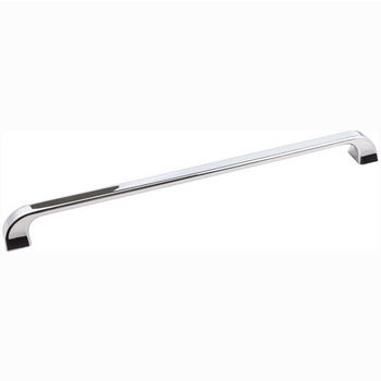 Jeffrey Alexander Marlo Collection 12-3/4" W Decorative Cabinet Pull in Polished Chrome, Center to Center: 305mm (12")
