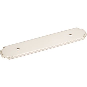 Jeffrey Alexander 6'' W Cabinet Backplate with Rope Detail in Satin Nickel