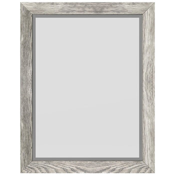 Jeffrey Alexander 22'' Cade Wall Mounted Framed Mirror with Beveled Glass, 22'' Weathered Grey Product View
