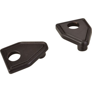 Jeffrey Alexander Cabinet Pull Escutcheon in Brushed Oil Rubbed Bronze