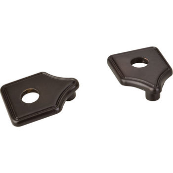 Jeffrey Alexander Cabinet Pull Escutcheon in Brushed Oil Rubbed Bronze