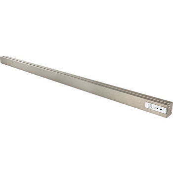 LED Hang Rail for Smart Rail Storage Solution, Aluminum, Motion Activated, Sensored up to 10 feet, with rechargable lithium battery & 16' USB plug, 35-7/16"W x 1-1/2"D x 1-3/8"H