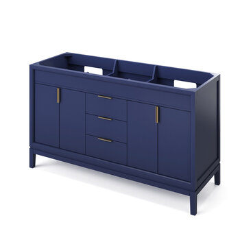 Jeffrey Alexander Theodora 60'' W Hale Blue Base Cabinet Only