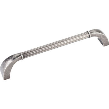Jeffrey Alexander Cordova Collection 6-11/16'' W Cabinet Pull in Distressed Pewter