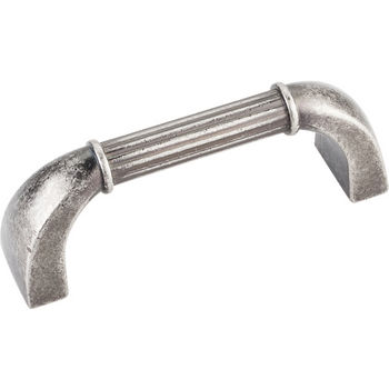 Jeffrey Alexander Cordova Collection 3-3/8'' W Cabinet Pull in Distressed Pewter