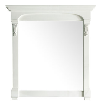 James Martin Furniture Brookfield 39-3/8'' Wide Mirror, Bright White