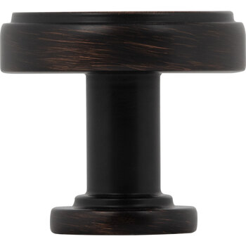 1-1/4'' Dia Knob in Brushed Oil Rubbed Bronze